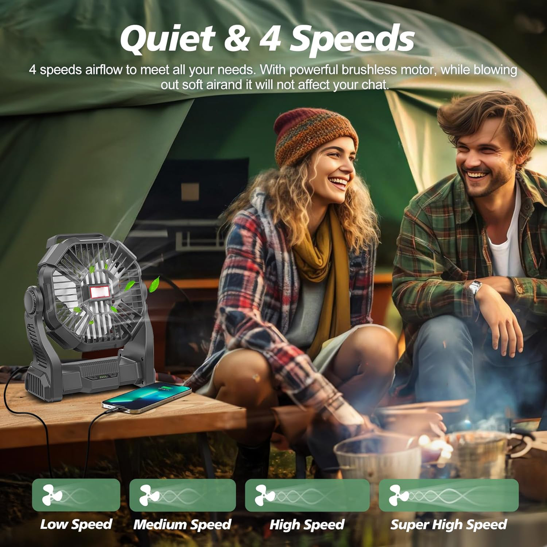 Bærbar oppladbar campinglykt | Skanto