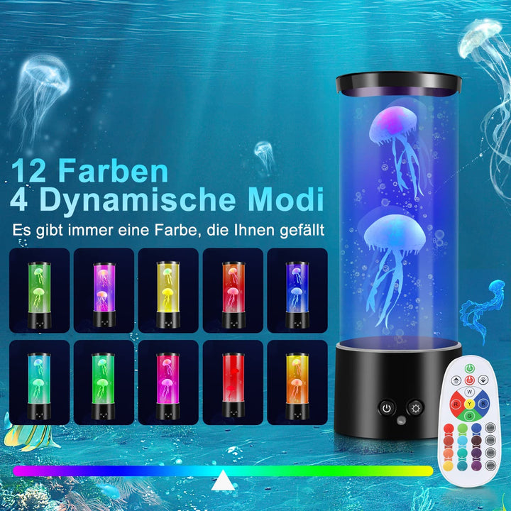 Jellyfish Lampe RGB med Fjernkontroll | Skanto