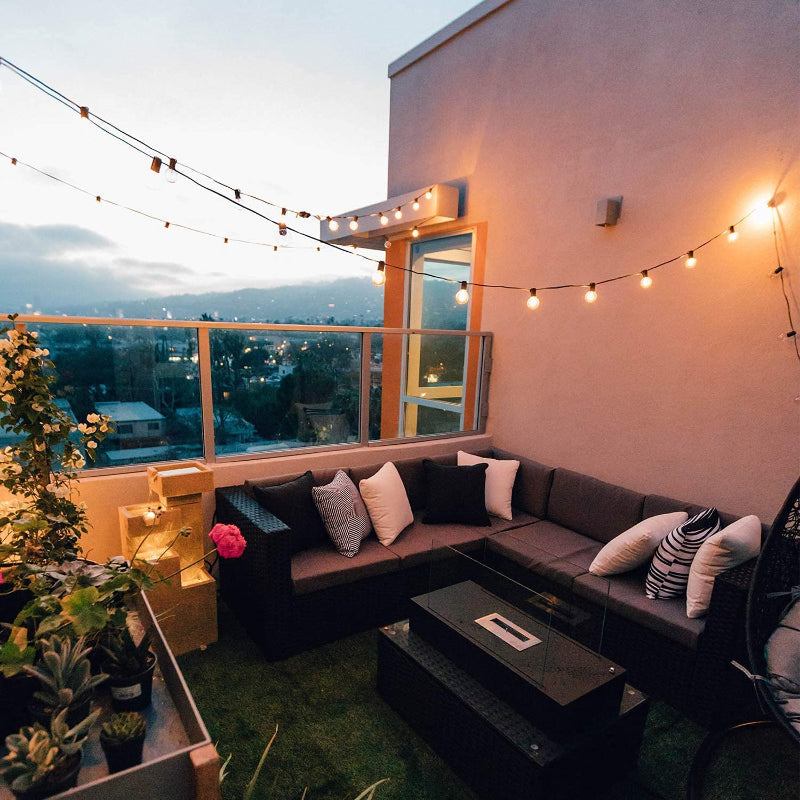 Skanto | Royaleva Utendørs Dimmable Lyslenker - 20 fot LED Ambient Belysning