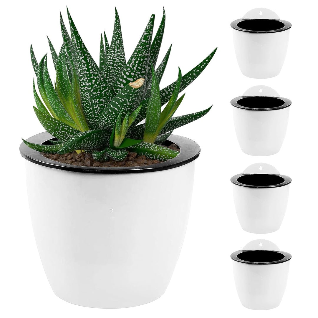 Skanto | Selvvannende hengende planterpotte – Moderne blomsterpotte for veggmontering