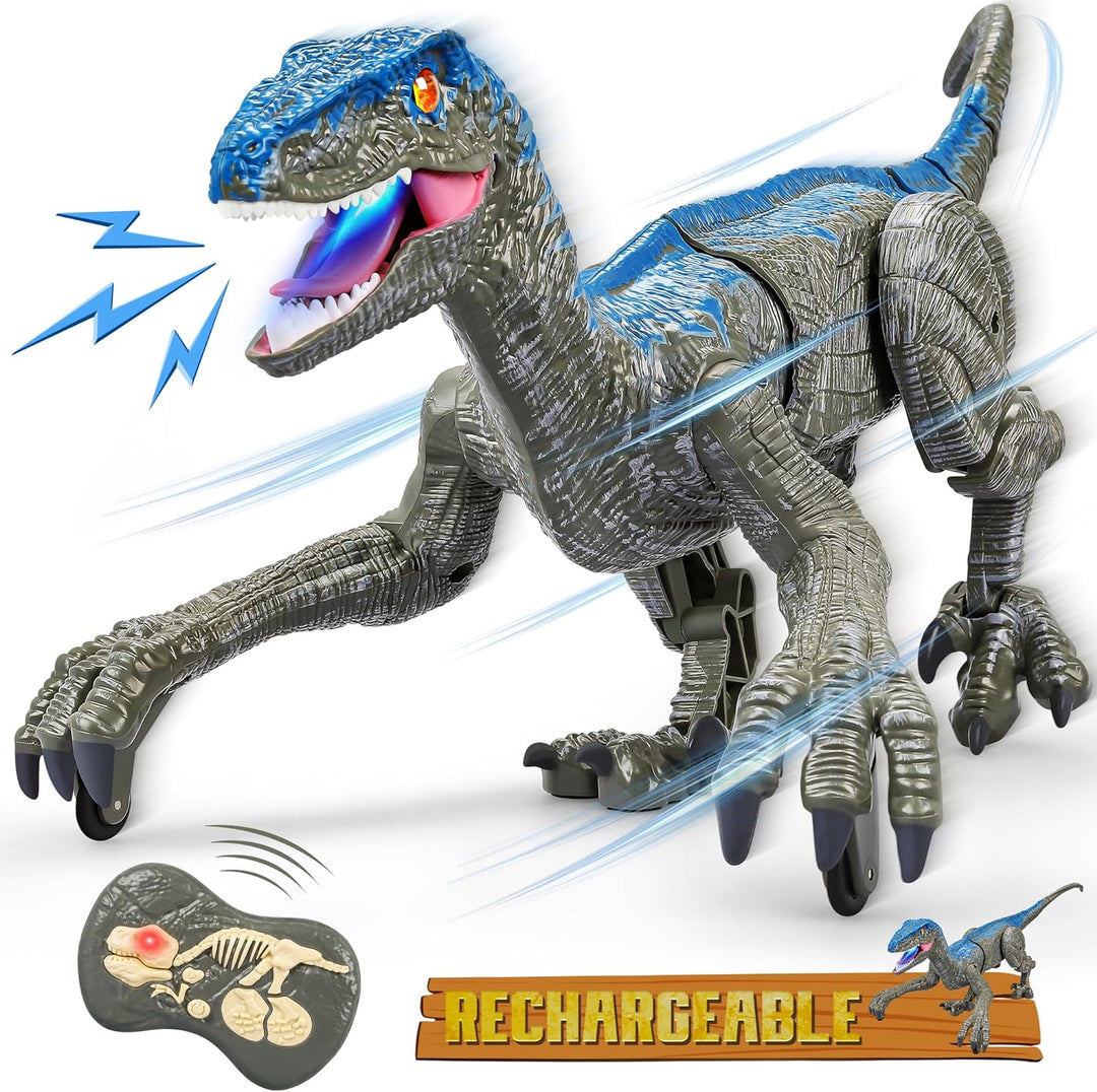 RaptorMove – Ferngesteuertes Dinosaurier-Spielzeug med lyd, LED og realistischen Bewegungen