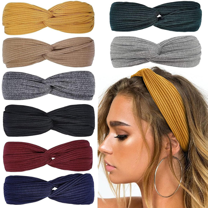 Skanto | Ribbet Twist Hodebånd – Boho Design