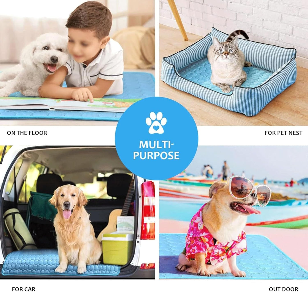 Ekstra stor hundekjølematte for sommerkomfort | Skanto