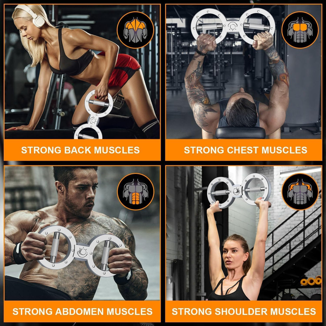 Twister Armtrainer med einstellbarem 12-Pfund-Widerstand og 360°-rotasjon – Zeynor