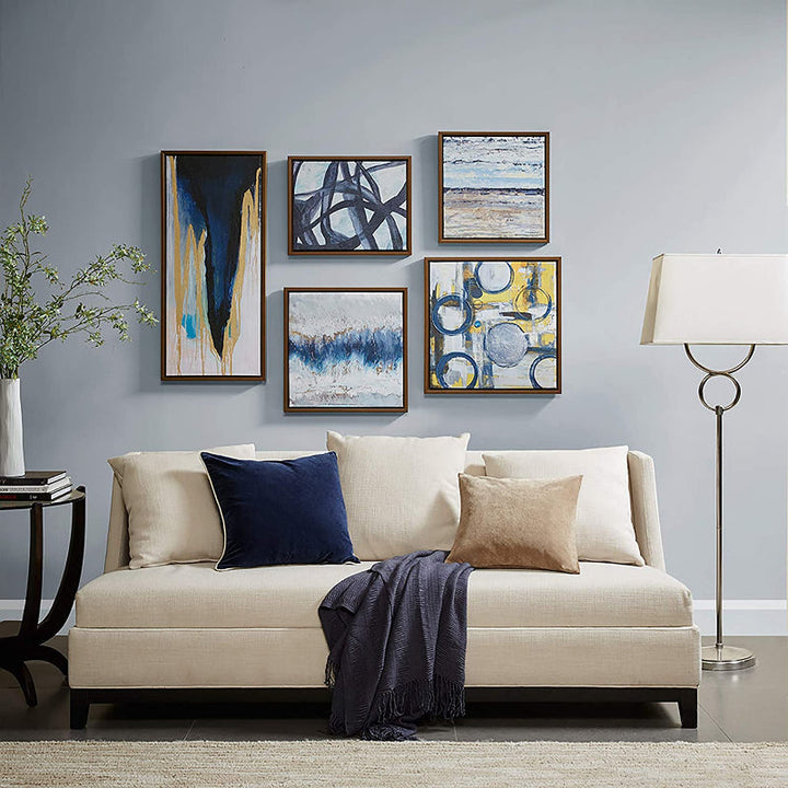5 Pcs Modern Abstract Canvas Wall Art Painting | Skanto