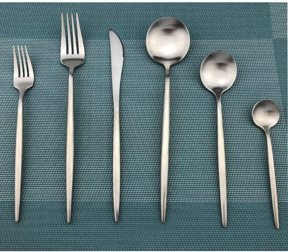 Skanto | Minimalistisk Bestikk 36 Stykker I Rustfritt Stål: Eleganse Og Holdbarhet
