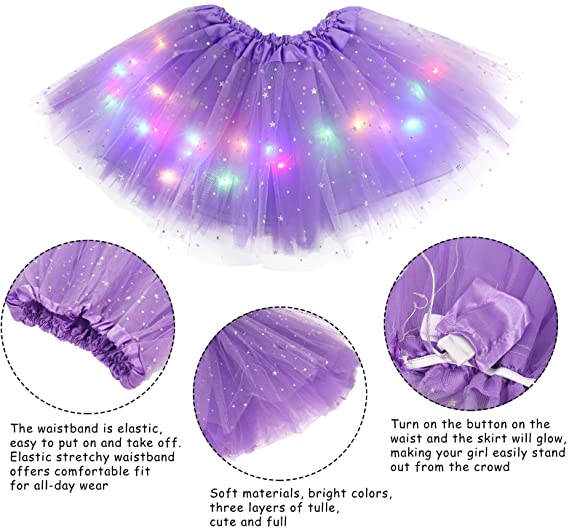 Skanto | Magisk & Glødende LED Tulle Skirt
