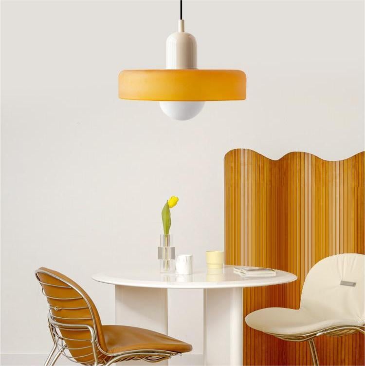 Fargerik Bauhaus-Stil Pendellampe - StiloGlas | Skanto