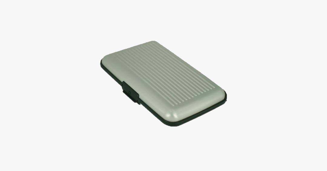 Skanto | Aluminium Metall Glans Kortholder - Stilig Reiselommebok - Best Beskyttelse Mot RFID Skanning