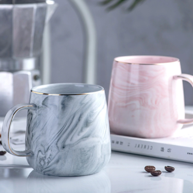 Skanto | Marmor-Gull-Inlay-Kopp