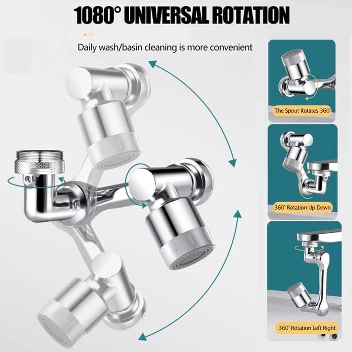 Skanto | SplashTurn - 1080° roterbar kran med sprutbeskyttelse