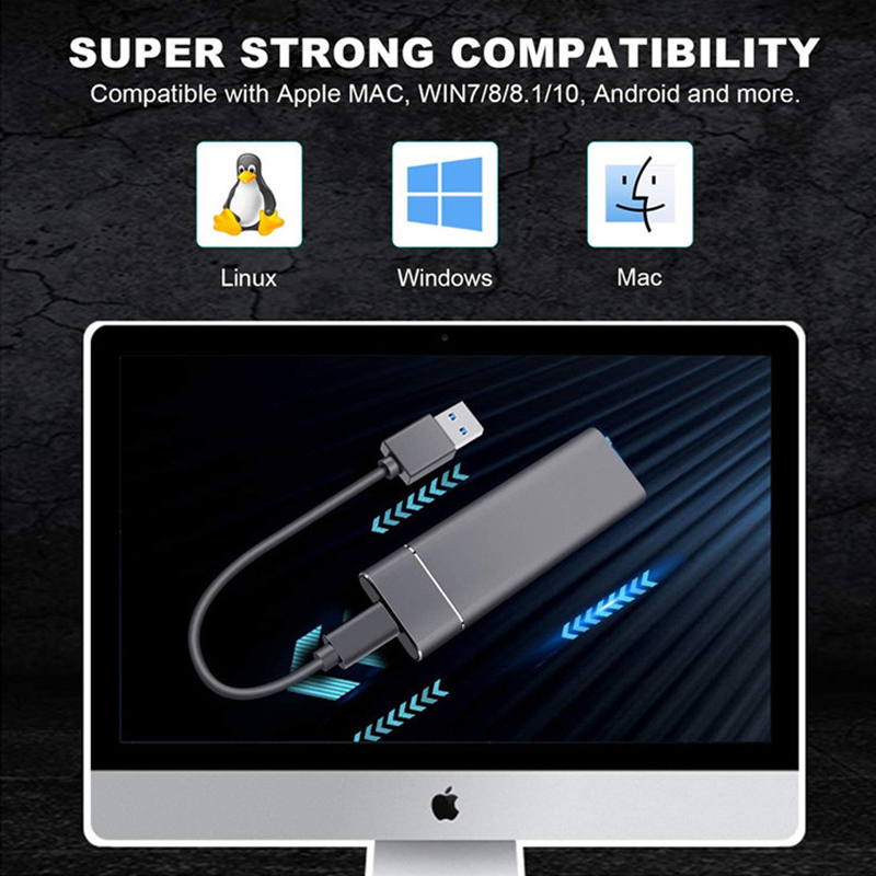 Skanto | Portabel Solid State Ekstern Harddisk, Ultrarask Ekstern SSD