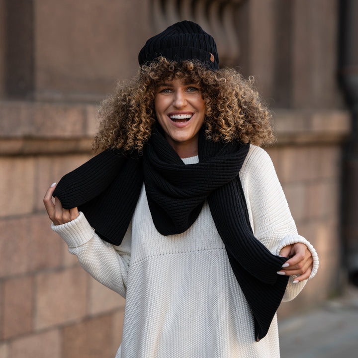CozyMerino Beanie - Luksus Merinoullhatt for Damer Skanto