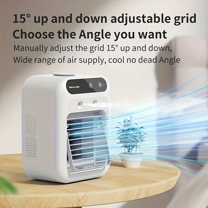 BriesKoel Mini Air Cooler med Vifte og Luftfukter | Skanto