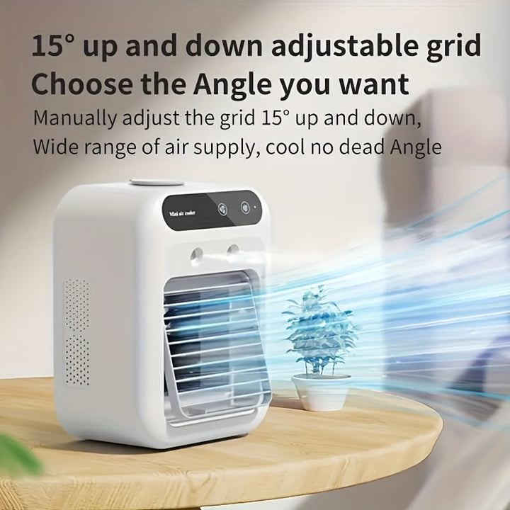 BriesKoel Mini Air Cooler med Vifte og Luftfukter | Skanto