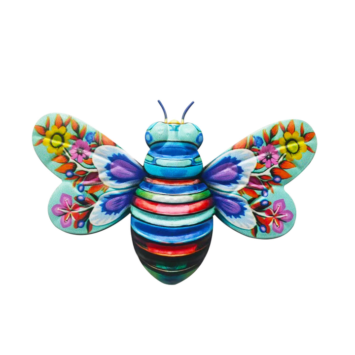 Skanto | Iron Bee Kunst Skulptur Henge Veggdekorasjoner for Hage