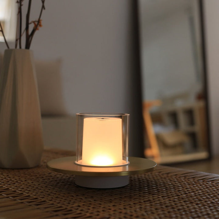 Glass Candle Table Lamp | Skanto
