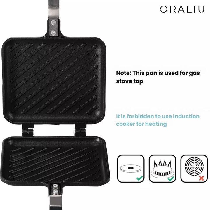 Skanto | Camping Sandwich Maker – Non-Stick, Perfect for Outdoor Cooking