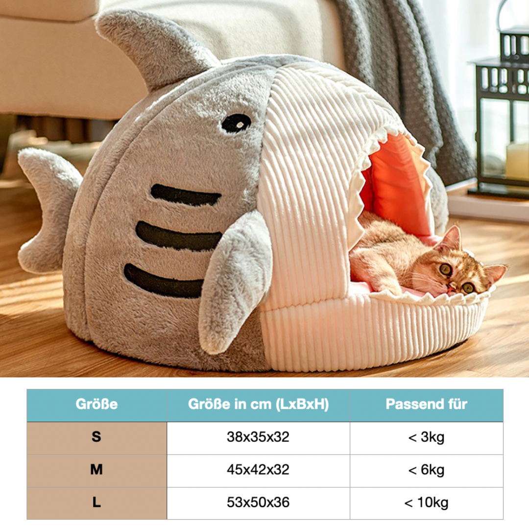 Bærbar Kattgrotta med Varmepute - CozyCave | Skanto