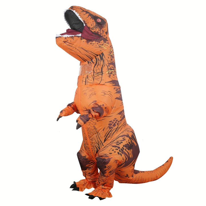 Skanto | Unisex Oppblåsbar Halloween Dinosaur Kostyme | Kjempestor T-Rex Jumpsuit