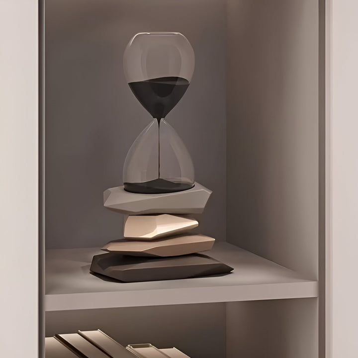 Minimalist Timeglass – Tidøs & Dekorativ | Perfekt for Stue og Kontor | Skanto