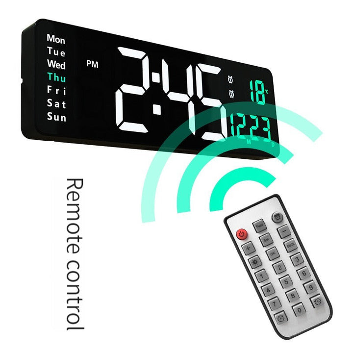 Skanto | Nordisk Digital Klokke 16 Tommers Skjerm