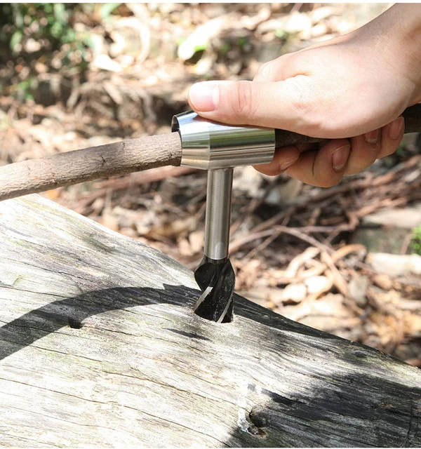 Skanto | Bushcraft Auger – Bushcraft Hånd Auger Skrutrekker