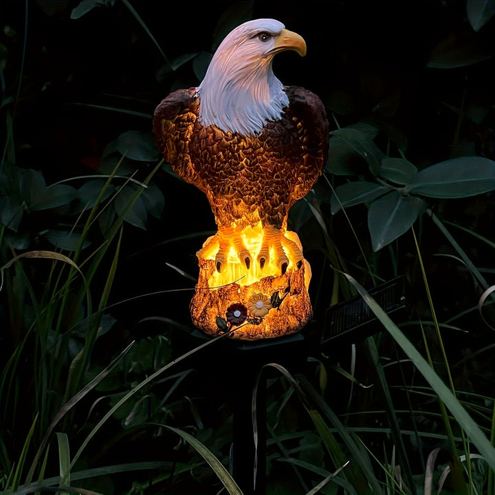 SolarGlow Eagle - Stilig Sollampe for Hagebelysning | Skanto