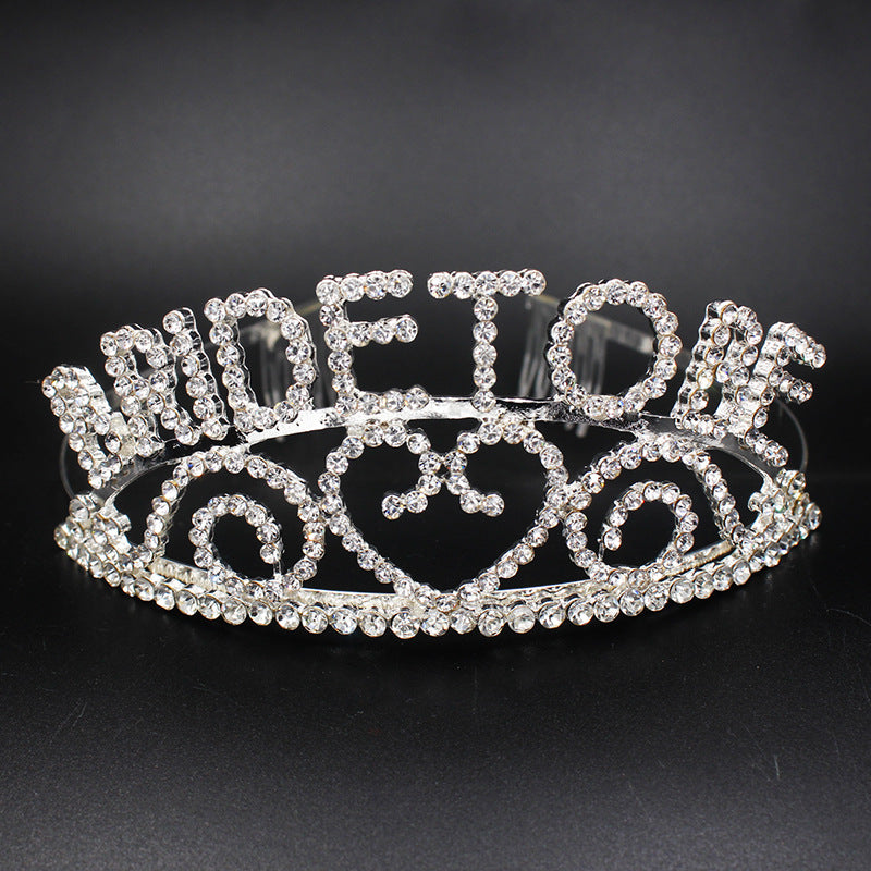 Dame Glitrende Bryllup Tiara Skanto