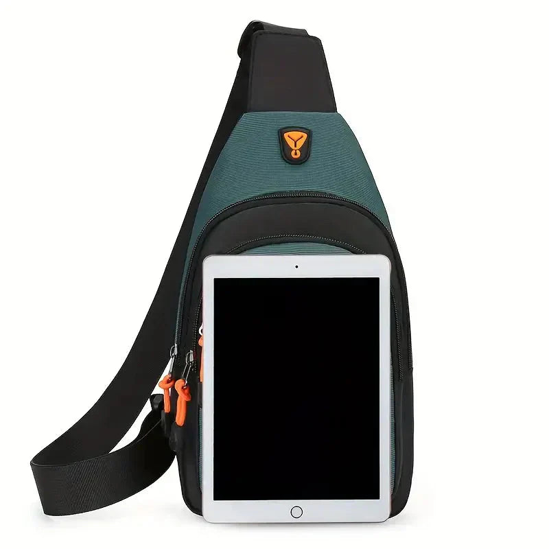 Skanto | UrbanTrail – Slitesterk Herre Skulderveske | Vanntett Crossbody Reise- og Hverdagveske