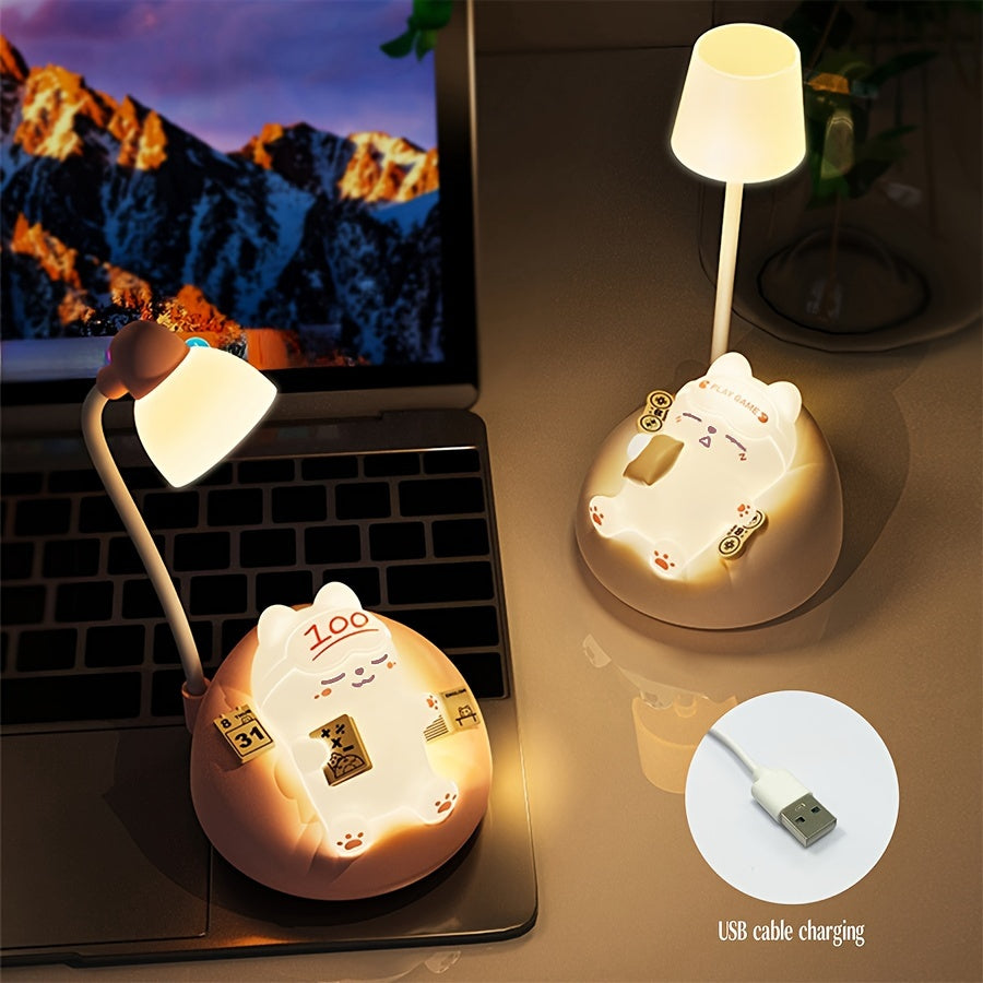 LumiKat Lampe - Søt LED Katt Nattlampe Skanto