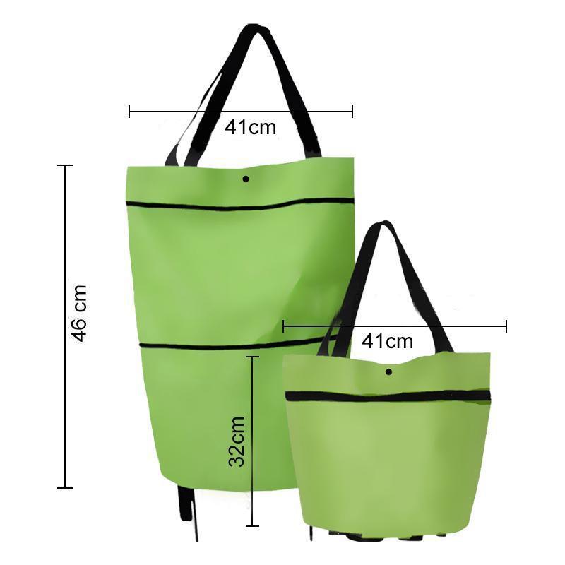 Foldbar Handlebag med Hjul | Skanto