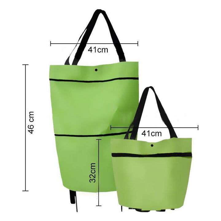Foldbar Handlebag med Hjul | Skanto