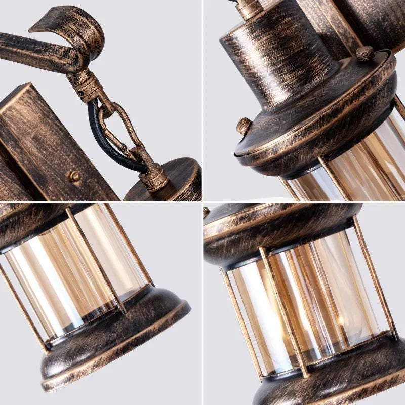 Skanto | Vegglampe med vintage glasskjermdesign