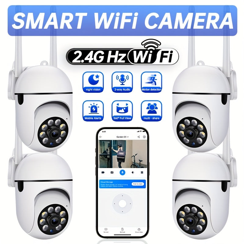 WLAN Overvåkningskamera 2.4 GHz PTZ | Skanto