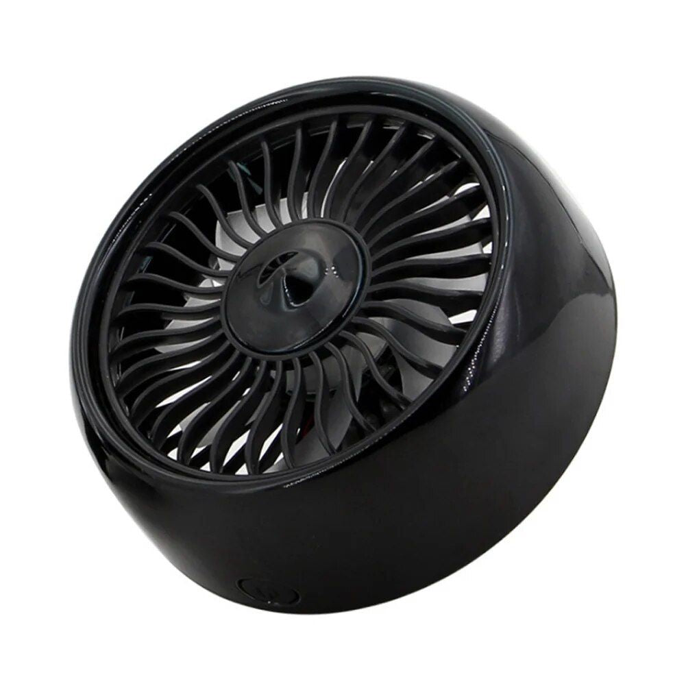 USB Bil Ventilator med 3 Hastigheter & Fargerik LED Lys | Skanto