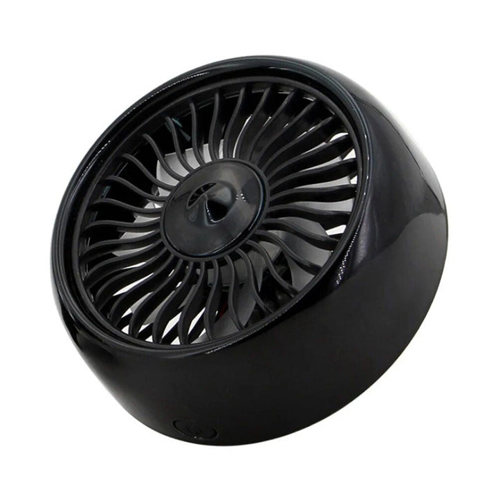 USB Bil Ventilator med 3 Hastigheter & Fargerik LED Lys | Skanto