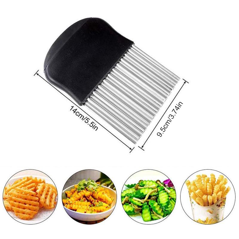 Rustfritt Stål Crinkle Chopper | Skanto