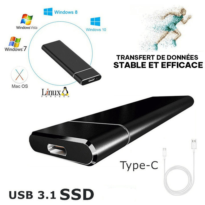 Eksternt Ultra Rask SSD Harddisk | Skanto