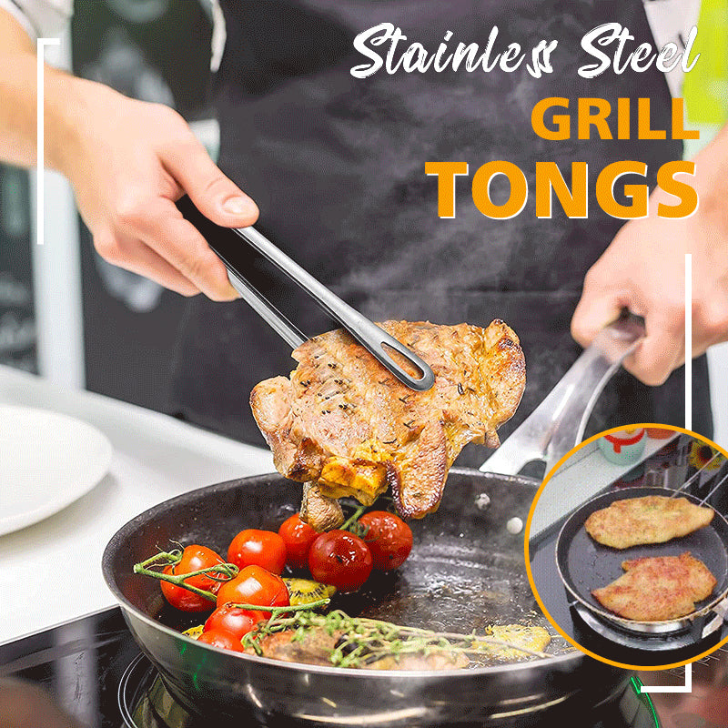 Rustfritt Stål Grill Tenger | Skanto