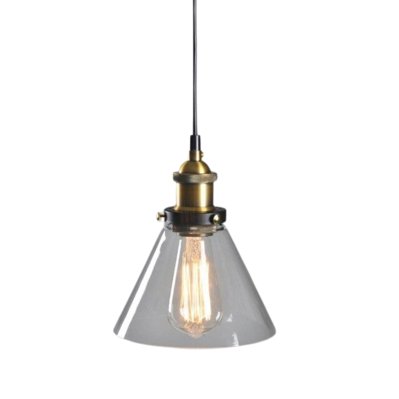 Skanto | GlassHaven – Elegant Industriell Pendellampe