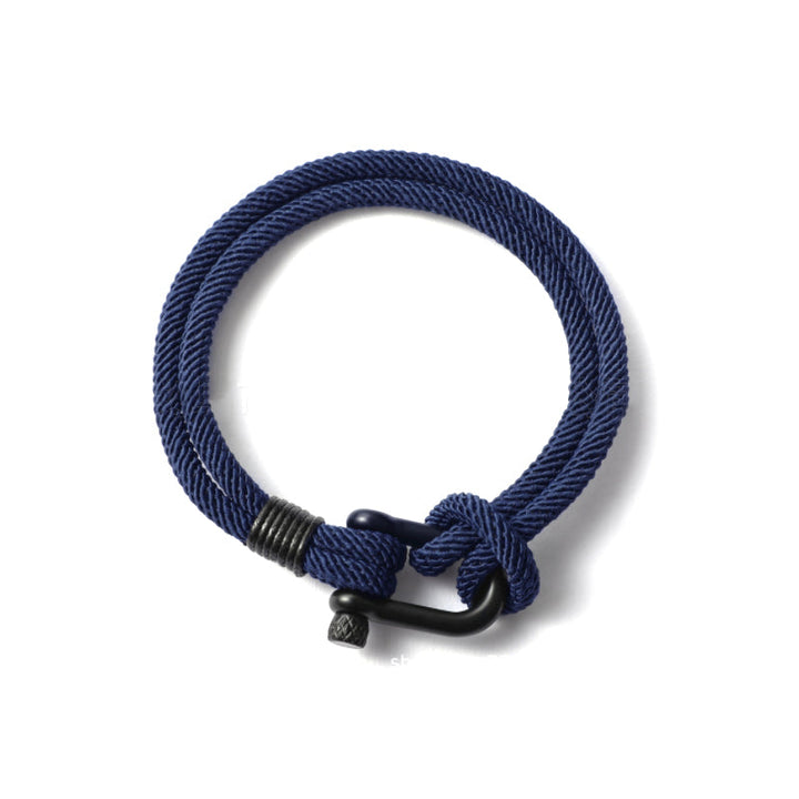 Skanto | U-formet spenne nylon flettet armbånd