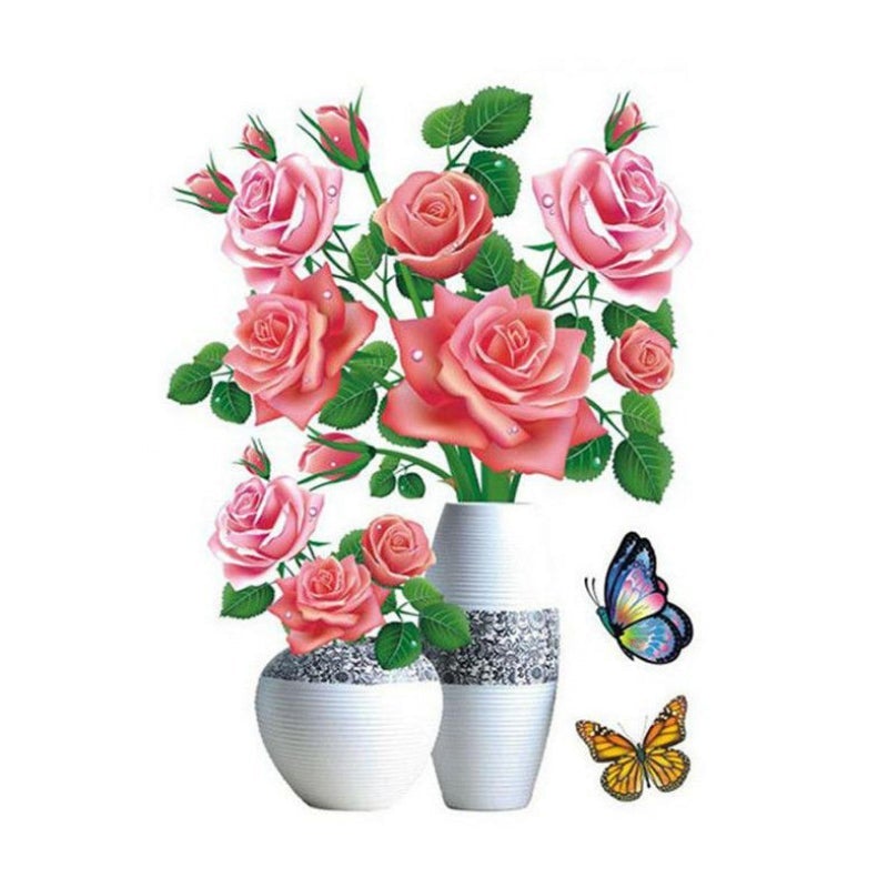 Skanto | DIY Plantevase 3D Stereo Klistremerke Selvklebende