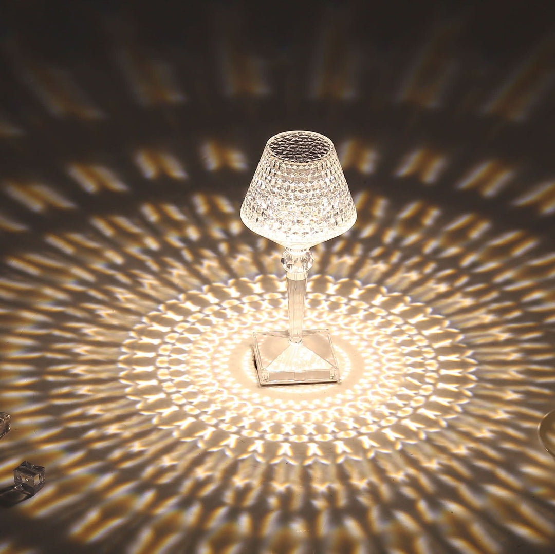 Skanto | Oppladbar Krystall Lampeskjerm Berørings LED Lampe