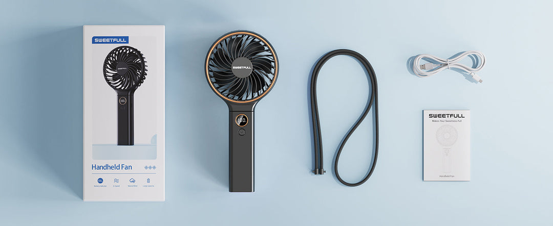 Håndholdt vifte, bærbar vifte 5000mAh | Skanto
