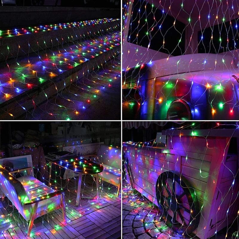 Solar Fishnet Light | Skanto