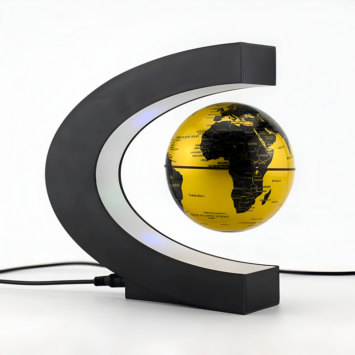 Skanto | Armstrong | Magnetisk Levitasjon Flytende Globe Lampe med LED Verdenskart