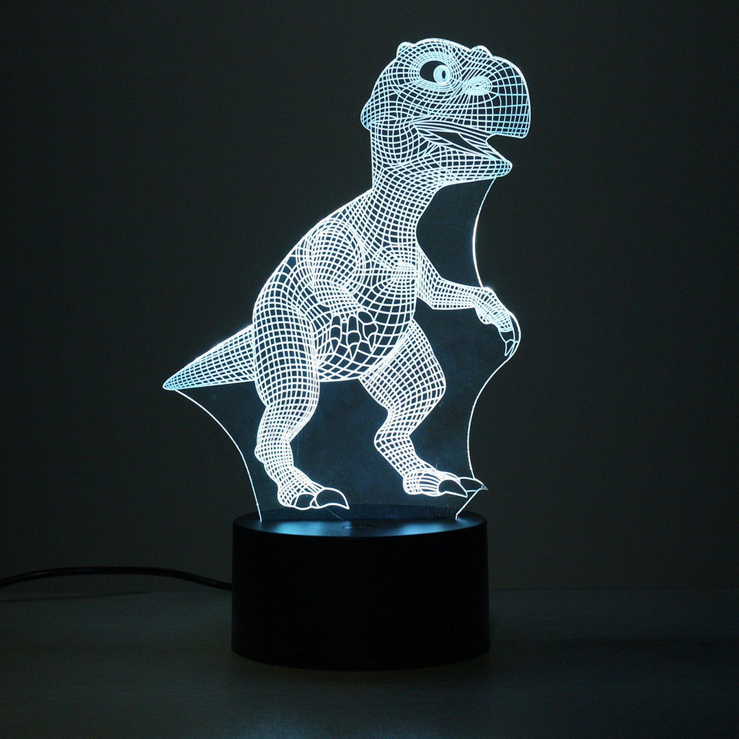 Skanto | Dinosaur Nattlys - 3D Dinosaur Lys - T Rex Nattlys