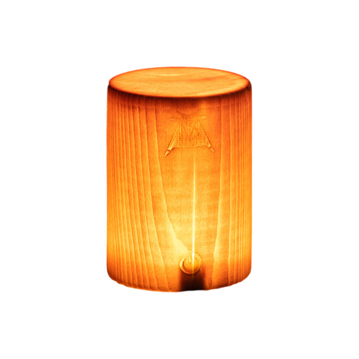 Trådløs LED-Tae-lampe med berøringskontroll | Oppladbart batteri | Tresjaring-design | Justerbar lysstyrke