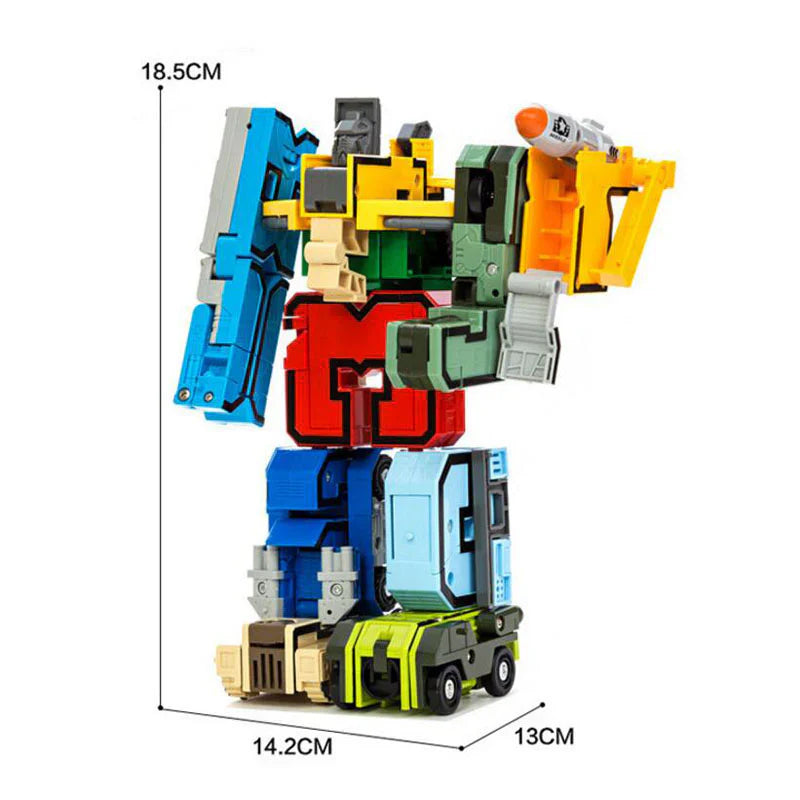 Skanto | Konstruksjons actionfigur med tall